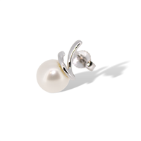 Orecchini Nihama Donna in Oro bianco Perla  Ct NO1215O4FABI075 - NO1215O4FABI075